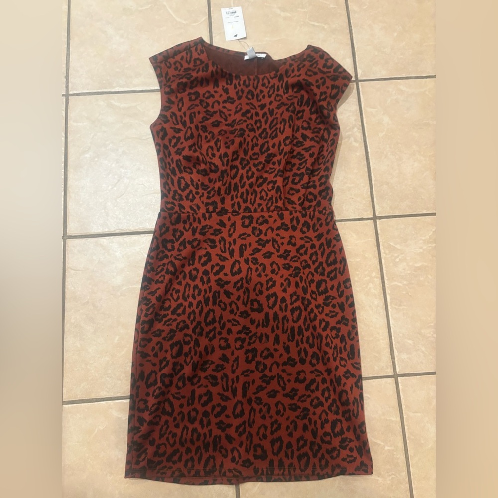 Leopard Print Dress- New with tags‎